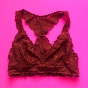 Rust Lace Bralette